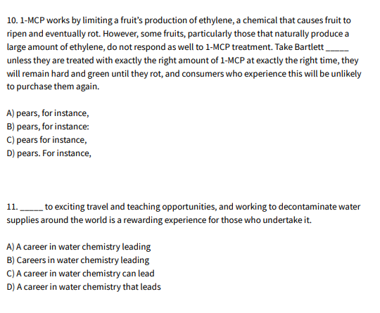 10. 1-mcp works by limiting a fruit’s production of ethylene, a chemica…
