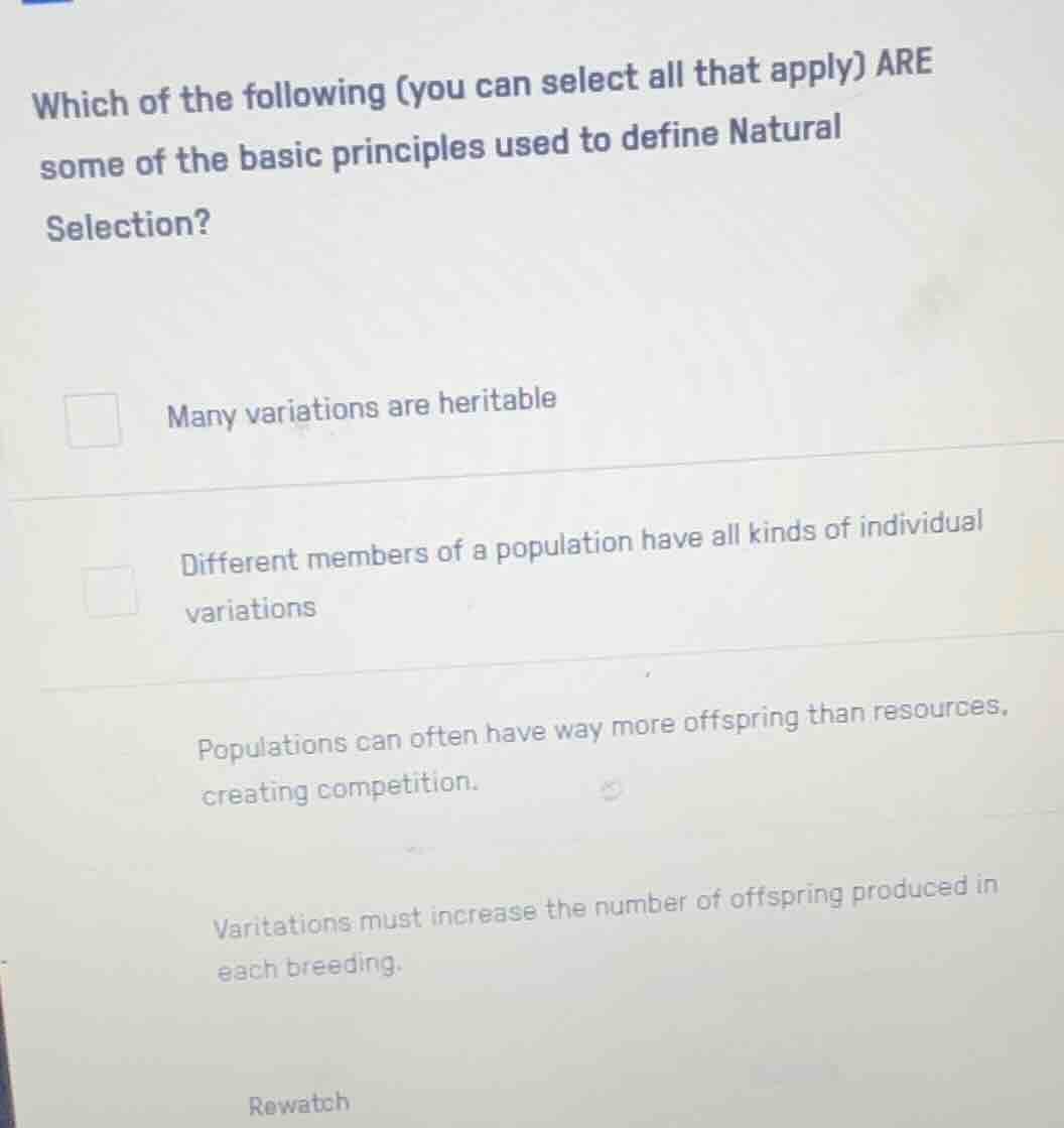 which of the following (you can select all that apply) are some of the …