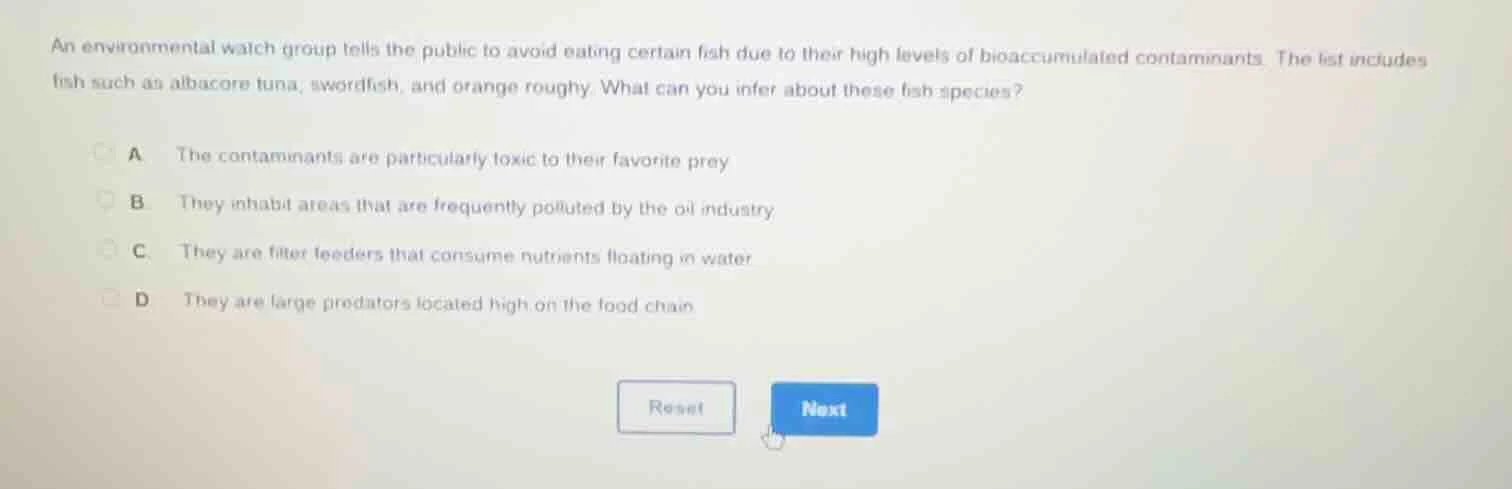an environmental watch group tells the public to avoid eating certain f…