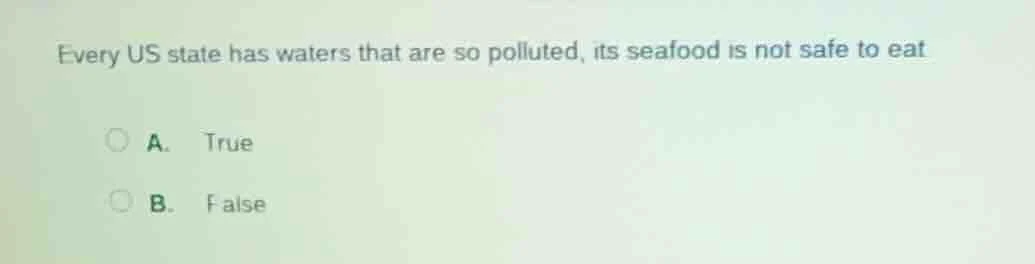 every us state has waters that are so polluted, its seafood is not safe…