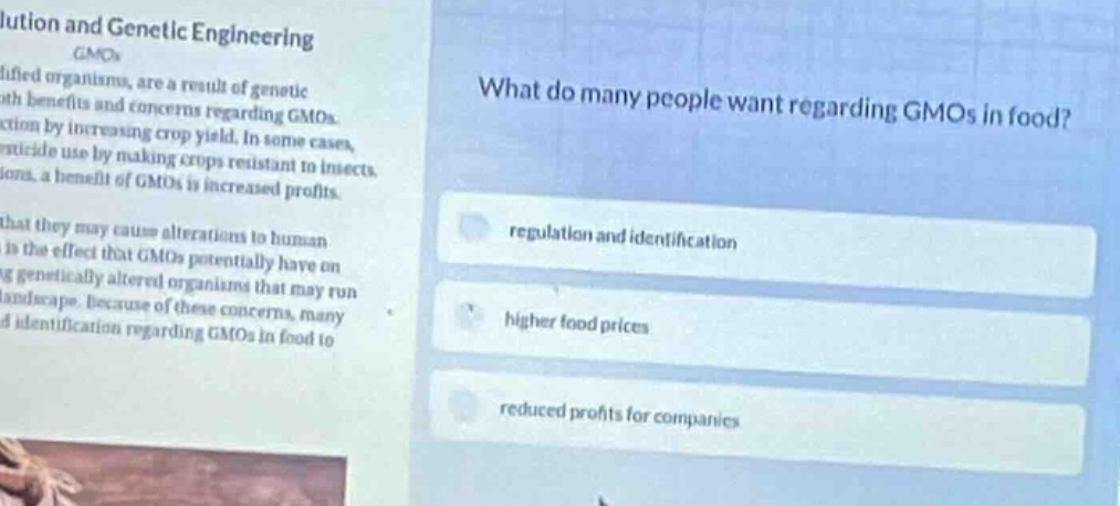 lution and genetic engineering gmos luted organisms, are a result of ge…