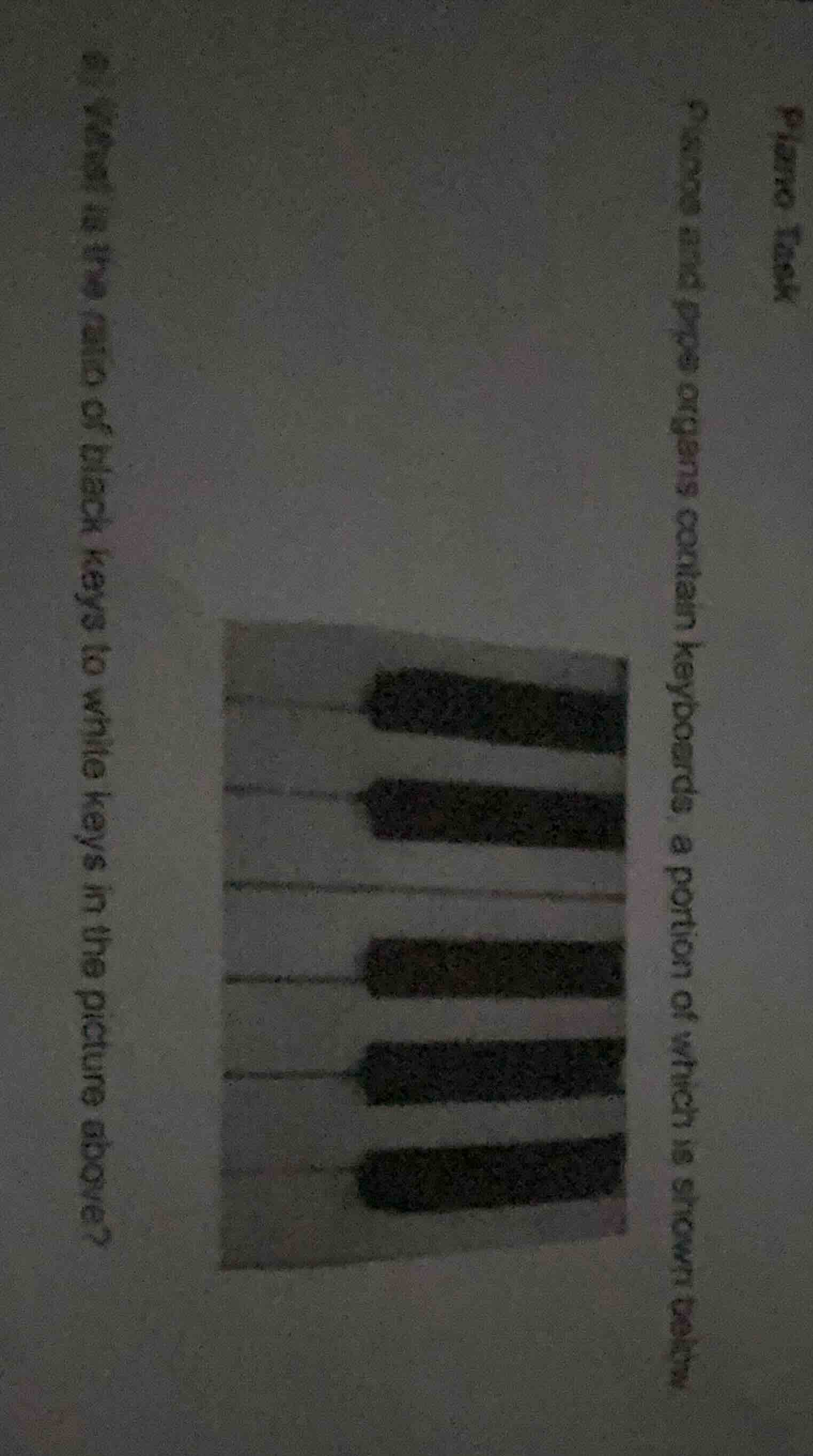 piano, reed organs contain keyboards, a portion of which is shown below…