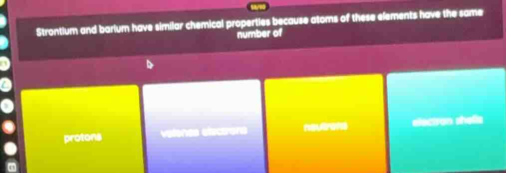 strontium and barium have similar chemical properties because atoms of …