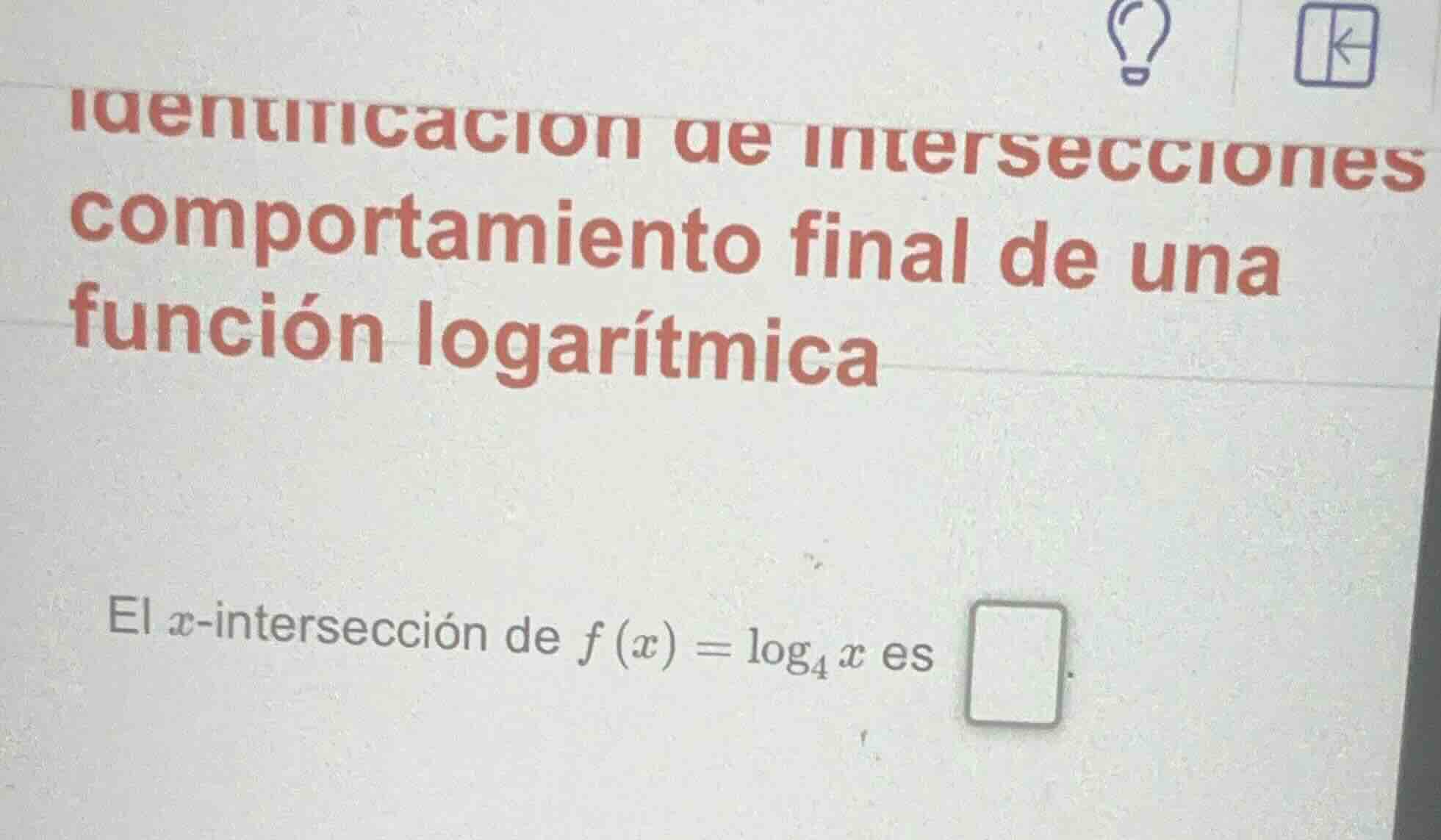 identificacion de intersecciones comportamiento final de una función lo…
