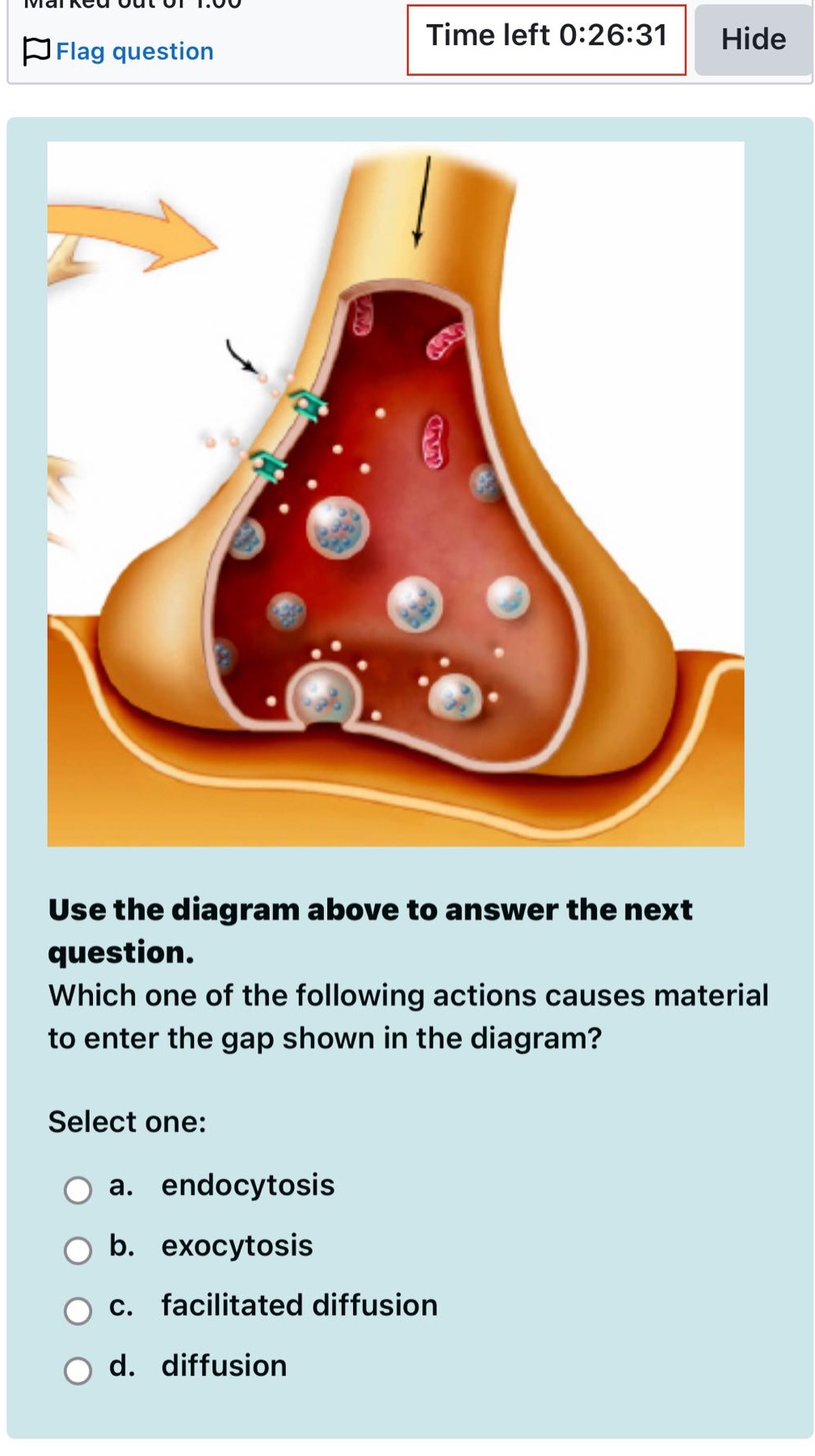 use the diagram above to answer the next question. which one of the fol…