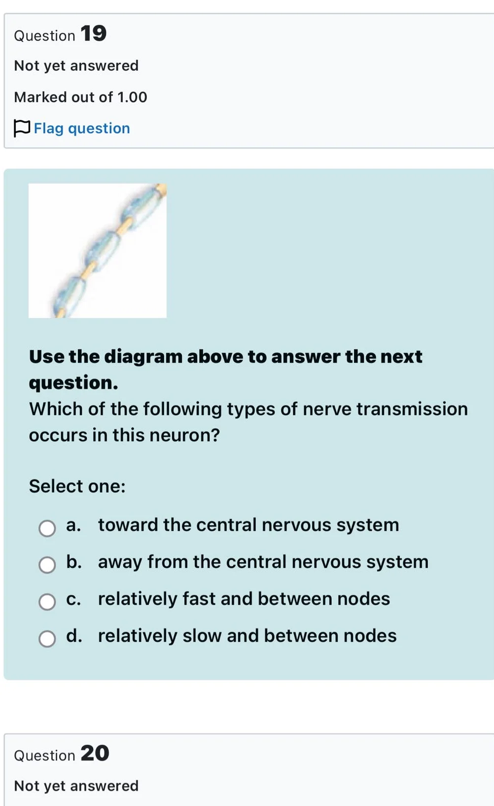 question 19 not yet answered marked out of 1.00 flag question use the d…