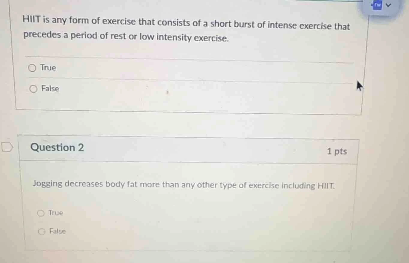 hiit is any form of exercise that consists of a short burst of intense …