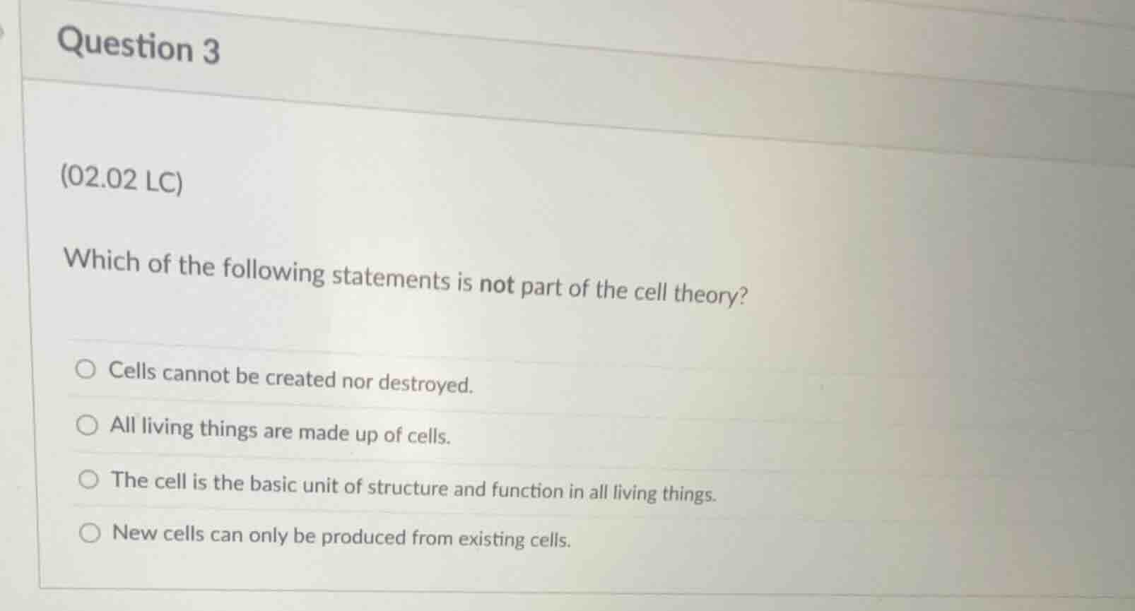 question 3 (02.02 lc) which of the following statements is not part of …