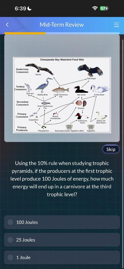 mid-term review chesapeake bay waterbird food web quaternary consumers …
