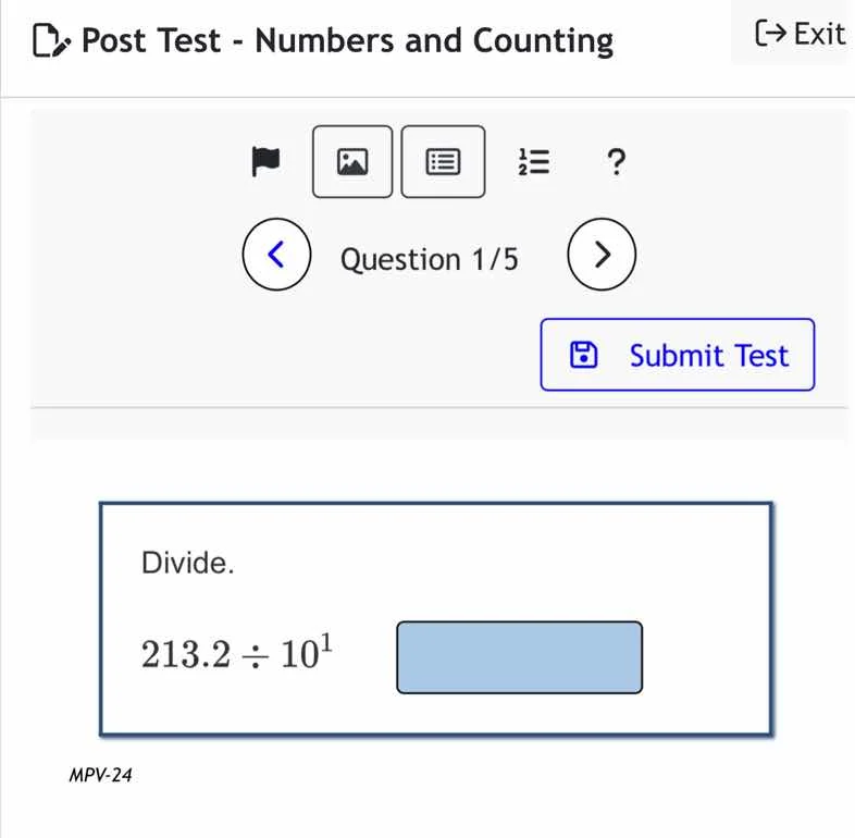 divide. $213.2 \\div 10^1$
