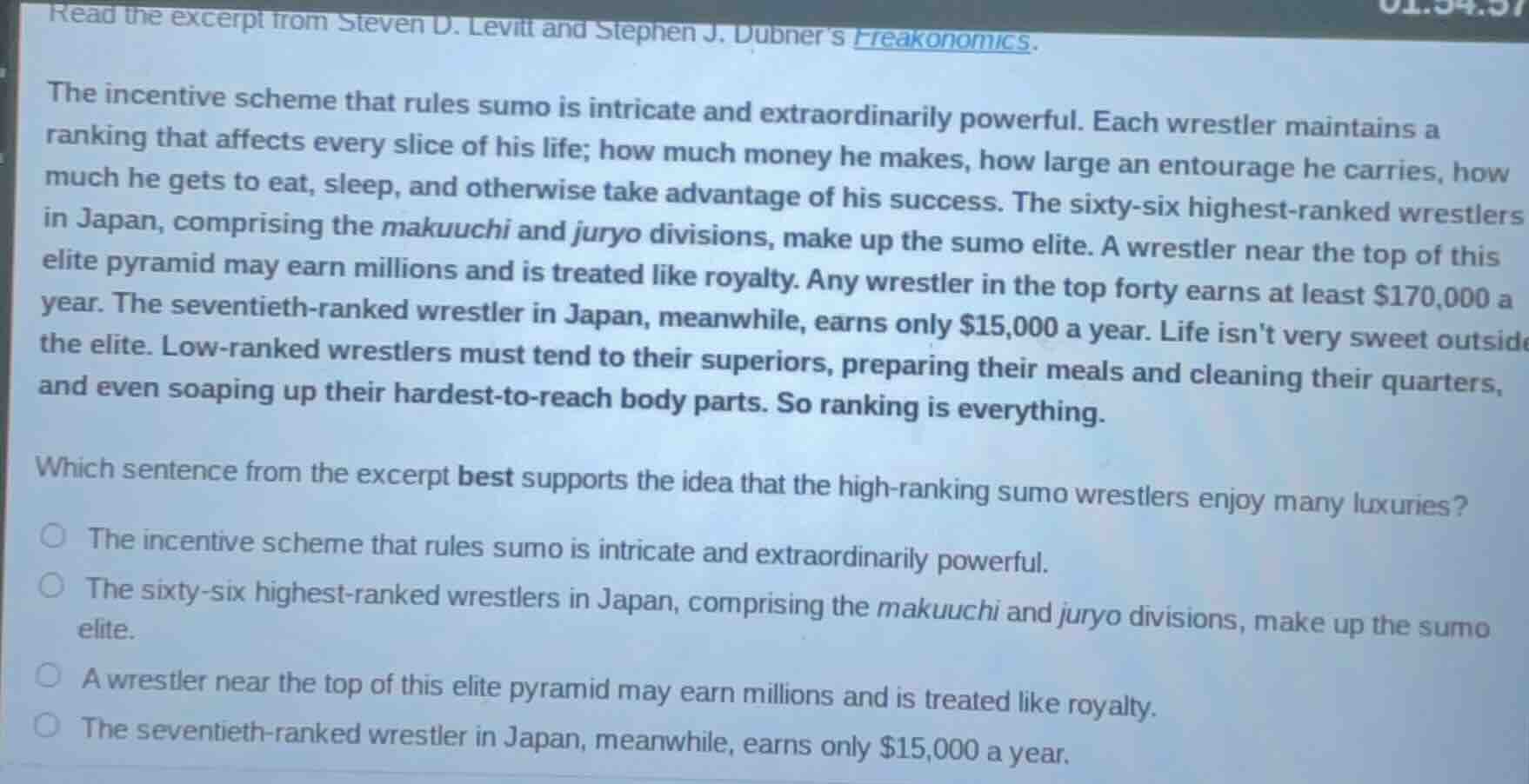 read the excerpt from steven d. levitt and stephen j. dubner’s freakono…