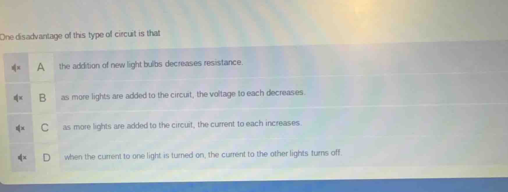 one disadvantage of this type of circuit is that a the addition of new …