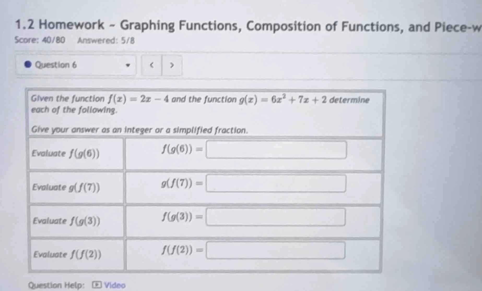 1.2 homework ~ graphing functions, composition of functions, and piece-…