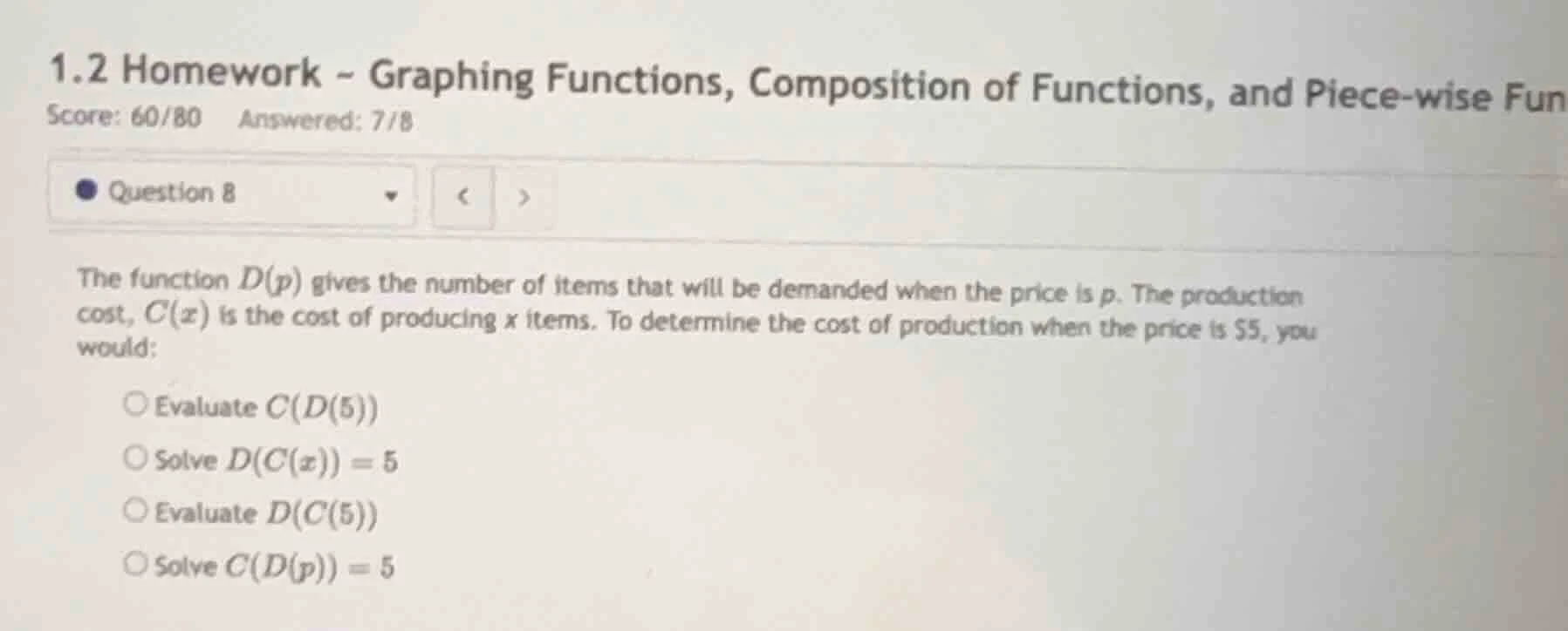 1.2 homework ~ graphing functions, composition of functions, and piece …