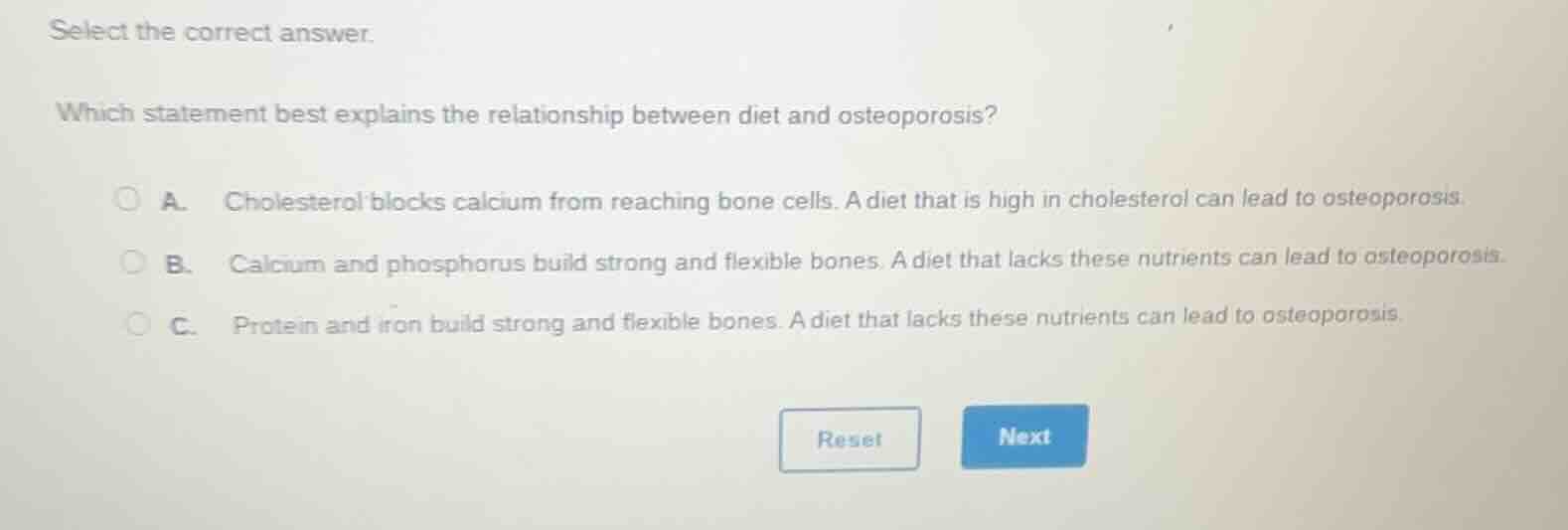 select the correct answer. which statement best explains the relationsh…