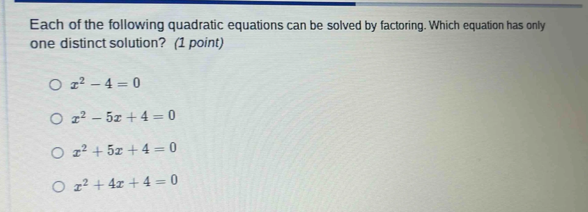 each of the following quadratic equations can be solved by factoring. w…