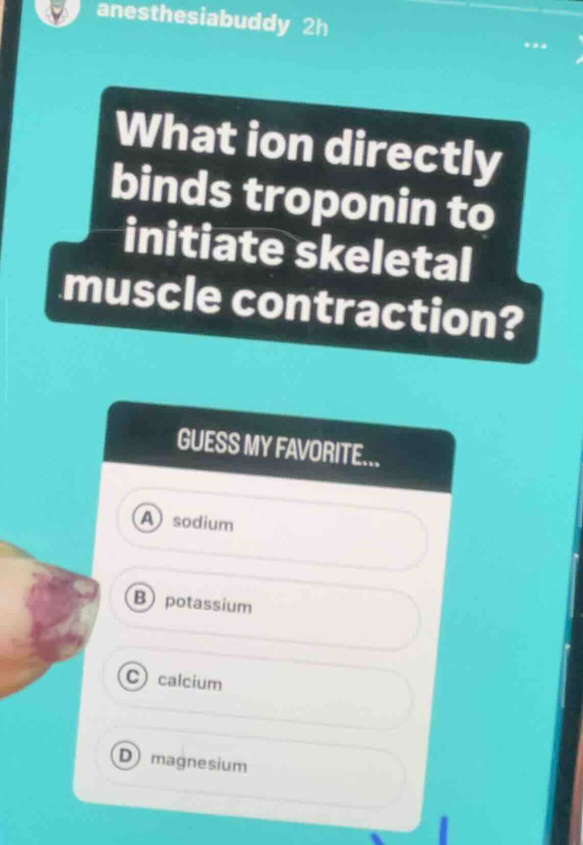 anesthesiabuddy 2h what ion directly binds troponin to initiate skeleta…