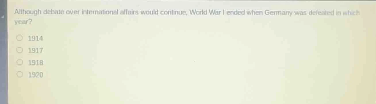 although debate over international affairs would continue, world war i …