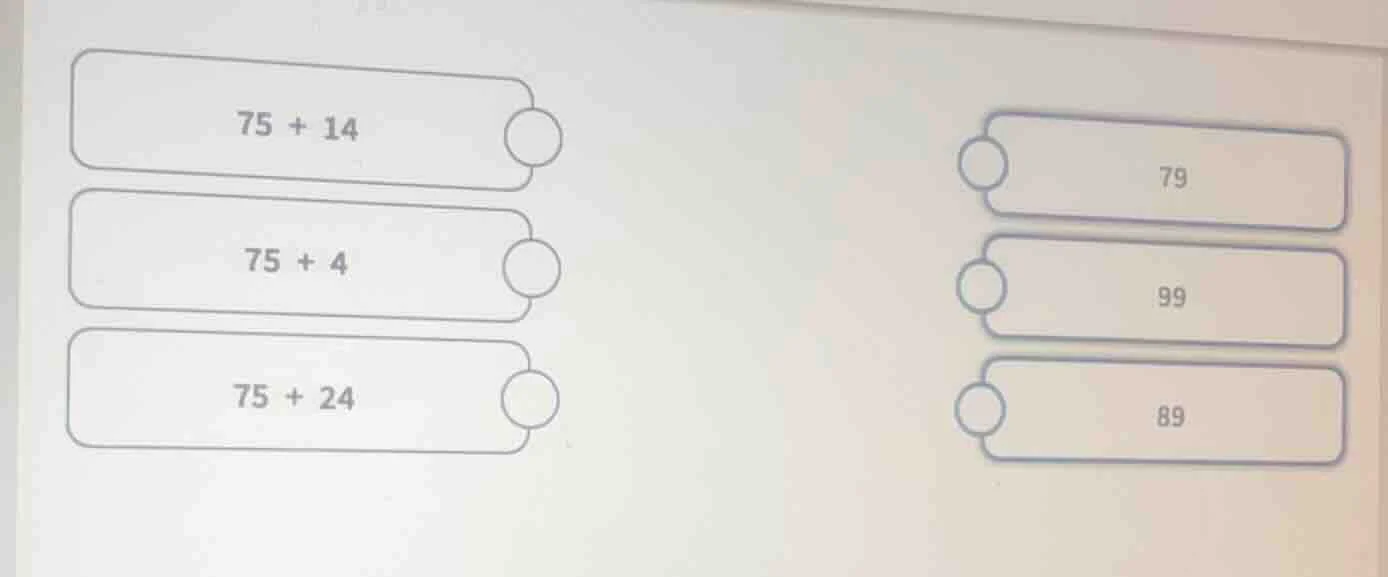 75 + 14 75 + 4 75 + 24 79 99 89