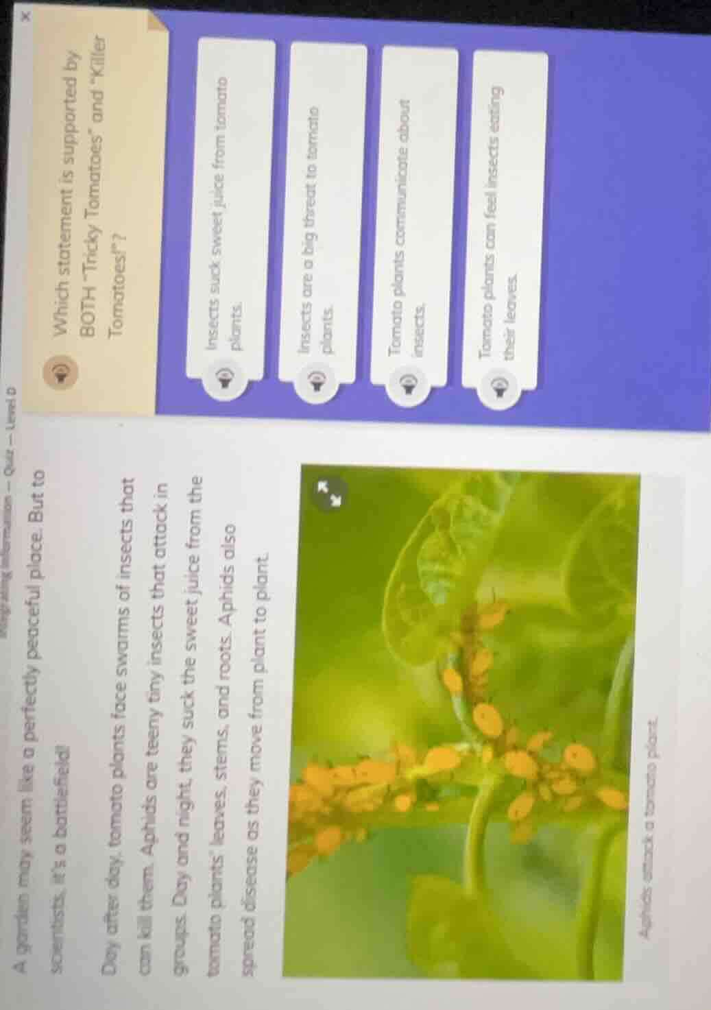 a garden may seem like a perfectly peaceful place. but to scientists, i…