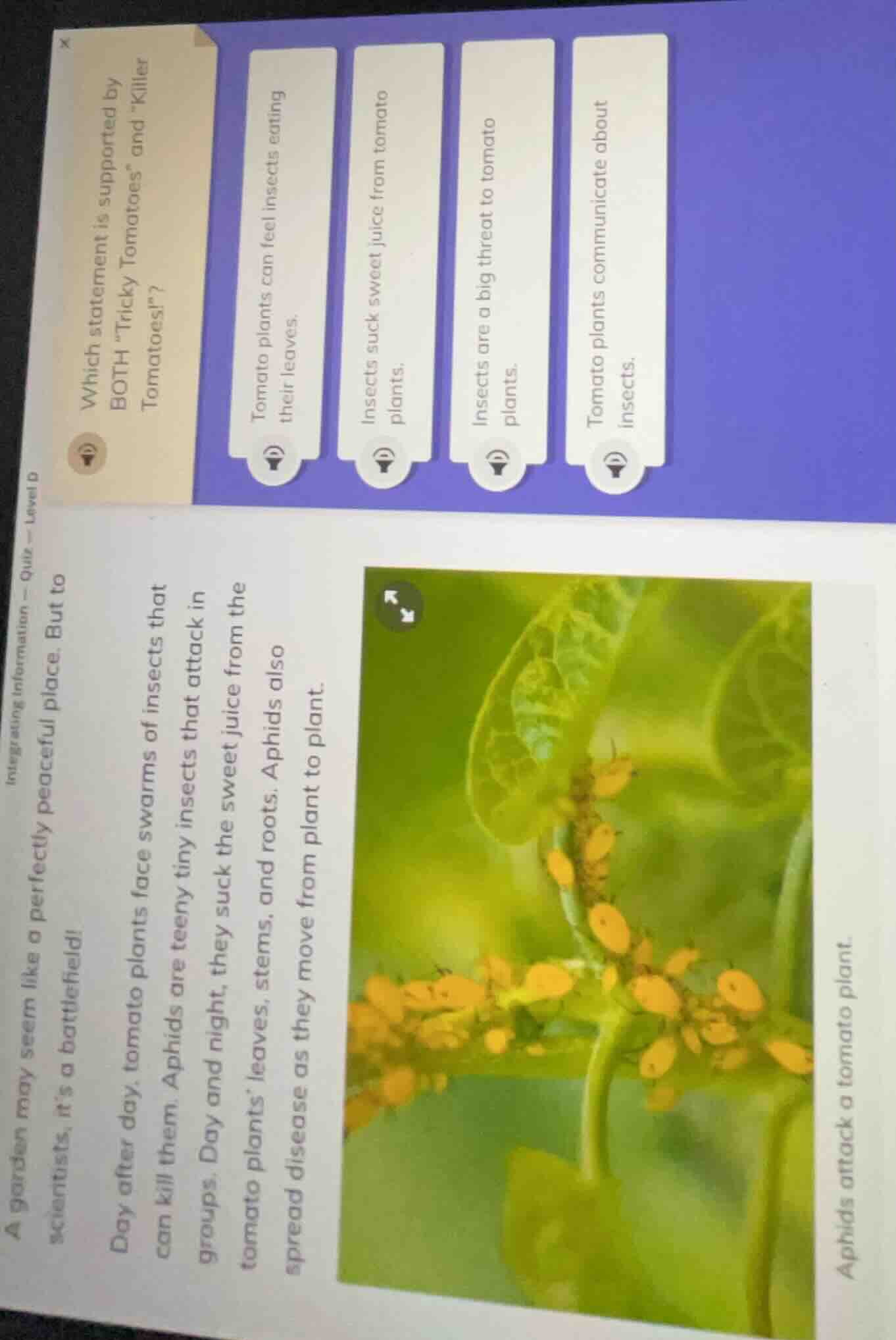 a garden may seem like a perfectly peaceful place. but to scientists, i…