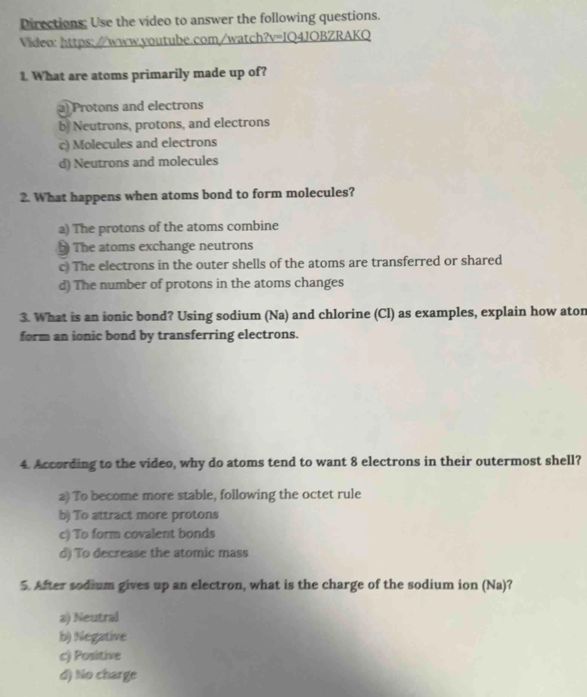 directions: use the video to answer the following questions. video: htt…