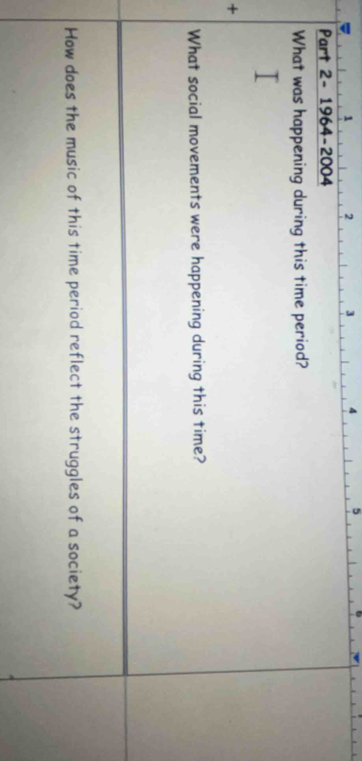 part 2 - 1964-2004 what was happening during this time period? what soc…