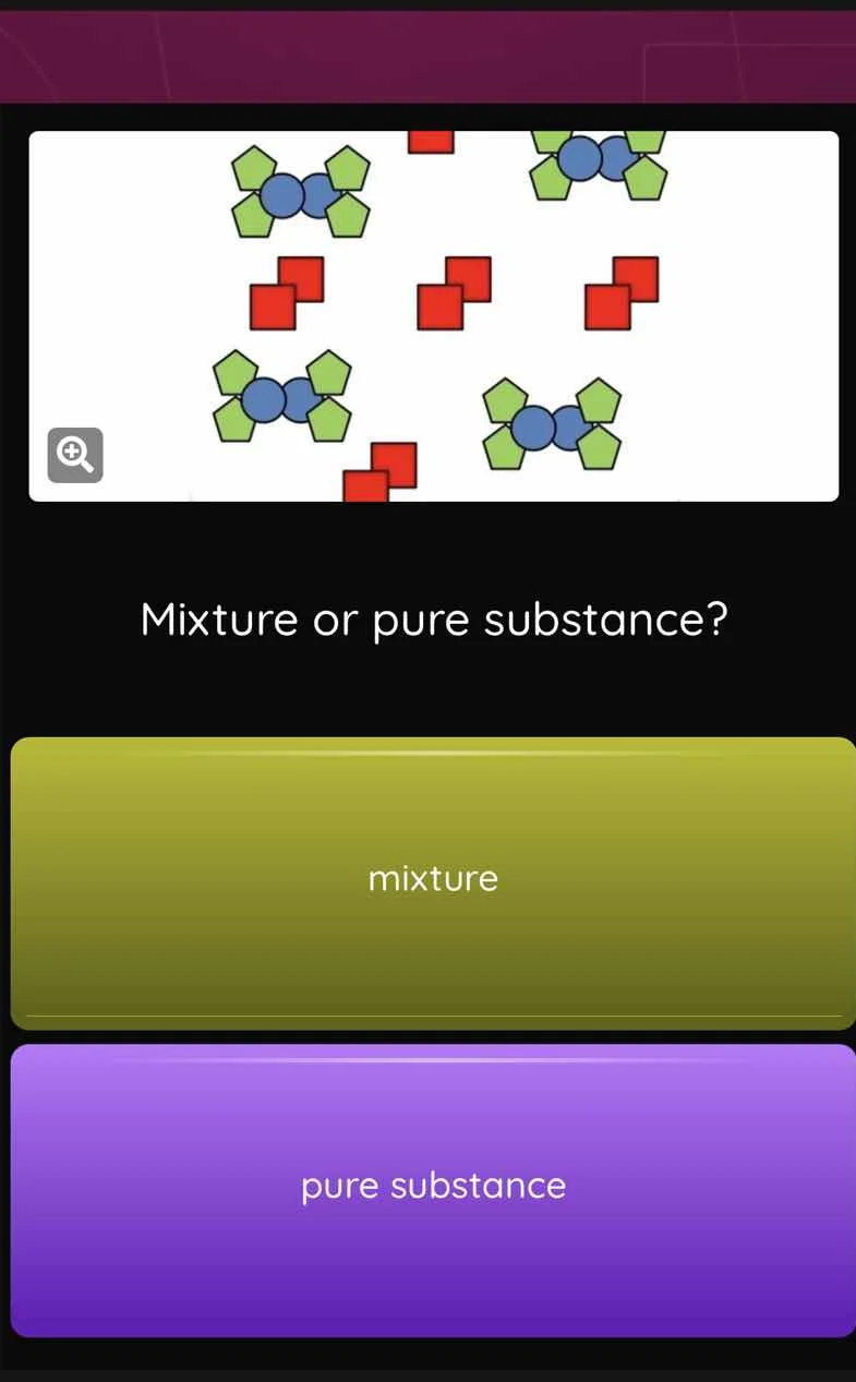 mixture or pure substance? mixture pure substance
