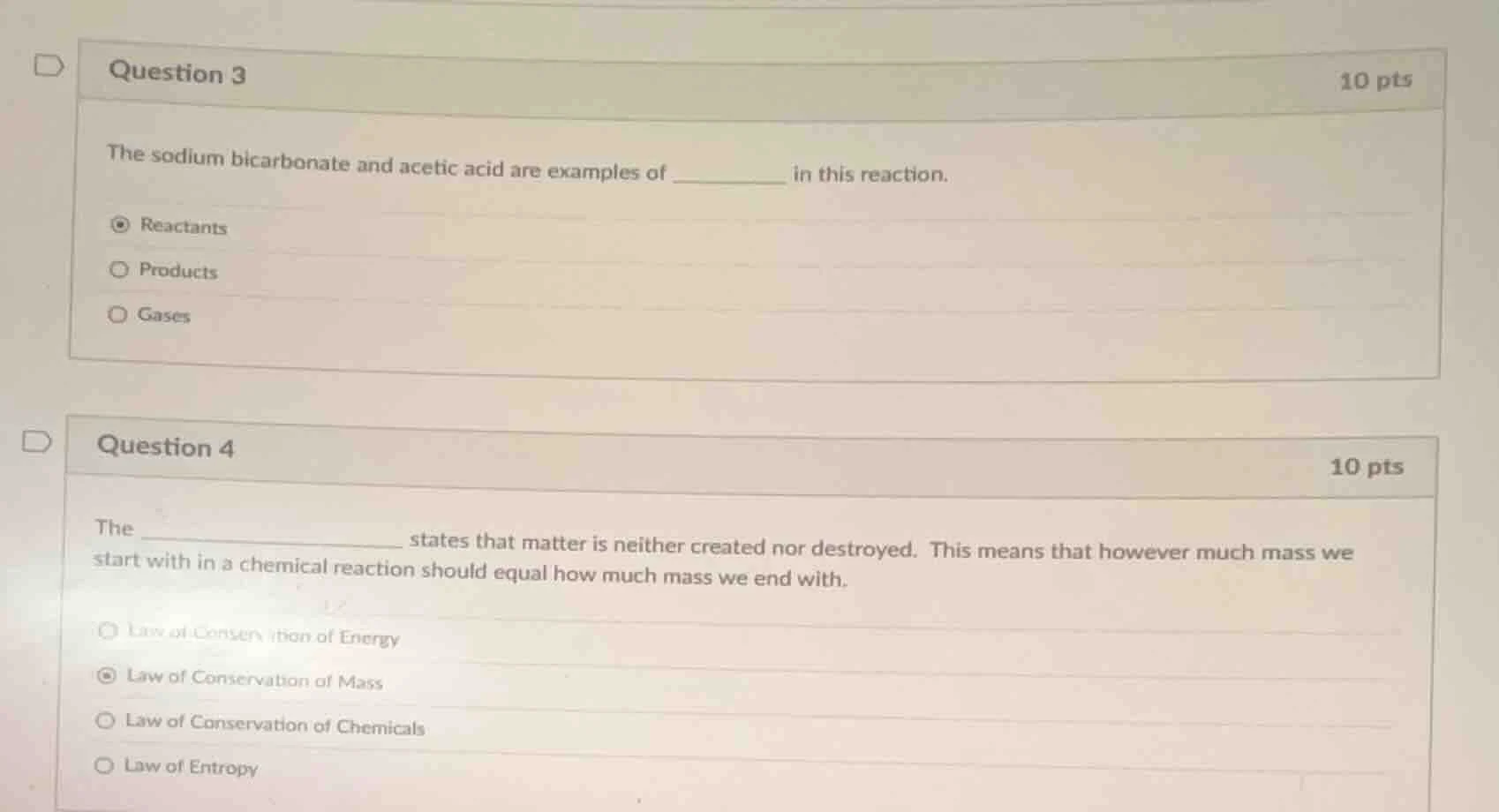 question 3 10 pts the sodium bicarbonate and acetic acid are examples o…