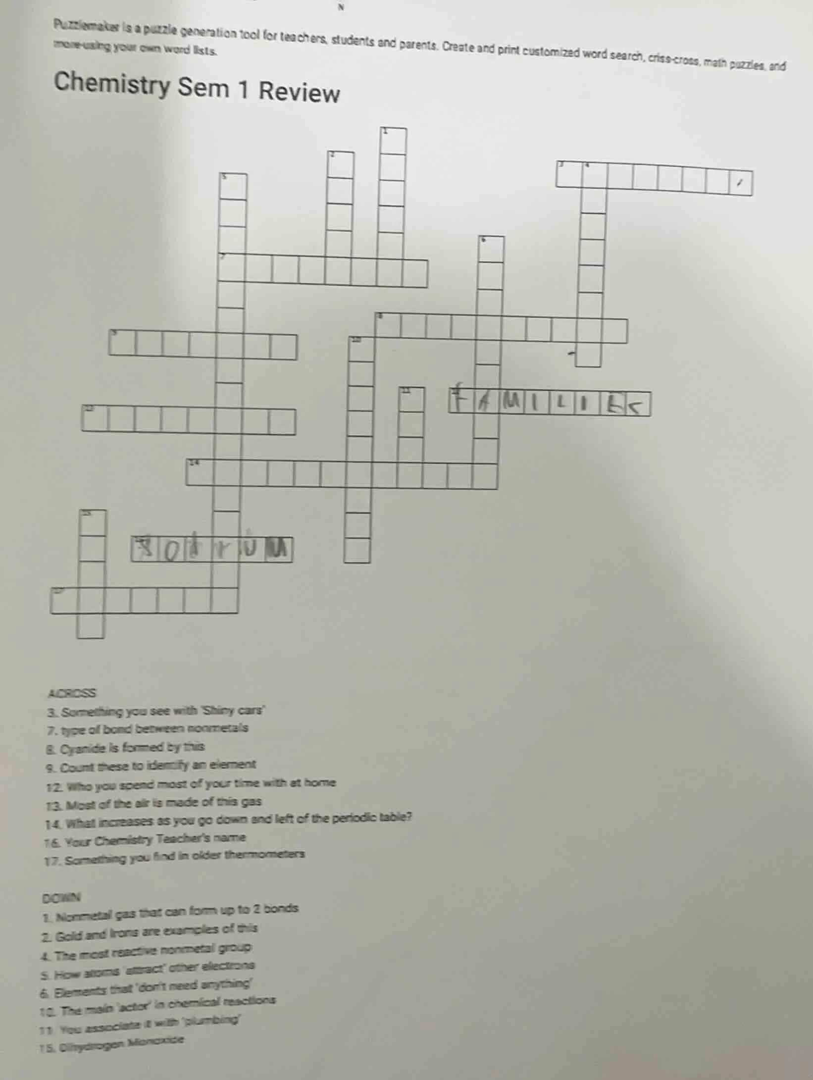 puzzlemaker is a puzzle generation tool for teachers, students and pare…