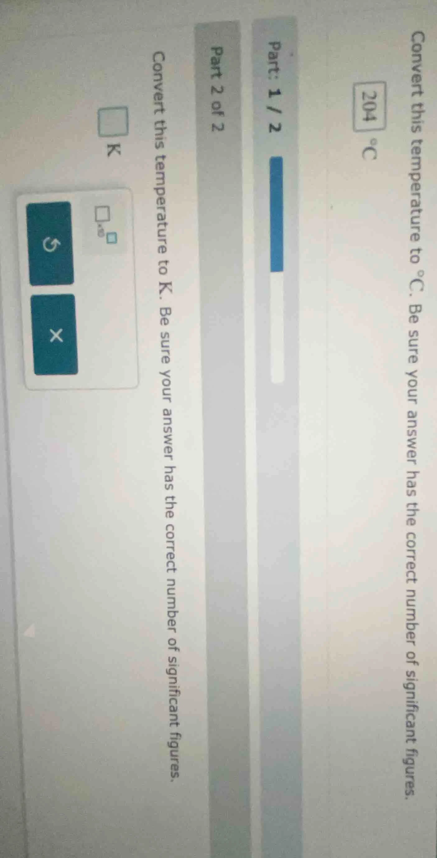 convert this temperature to °c. be sure your answer has the correct num…