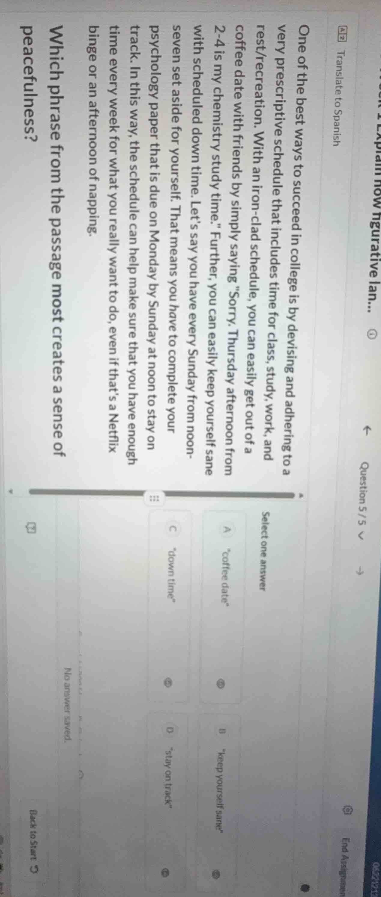 one of the best ways to succeed in college is by devising and adhering …