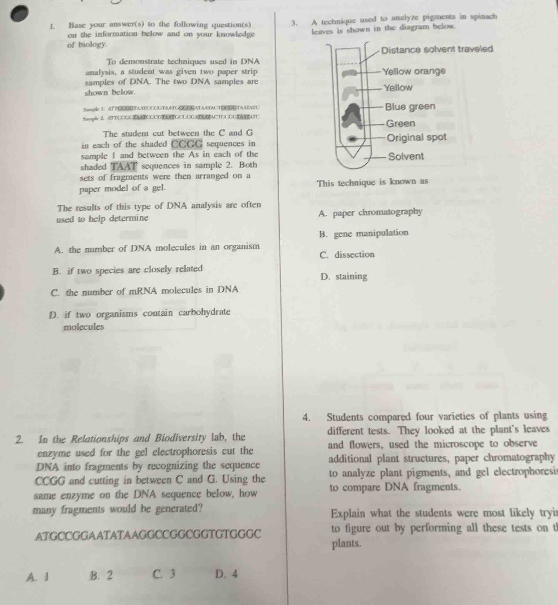 1. base your answer(s) to the following question(s) on the information …