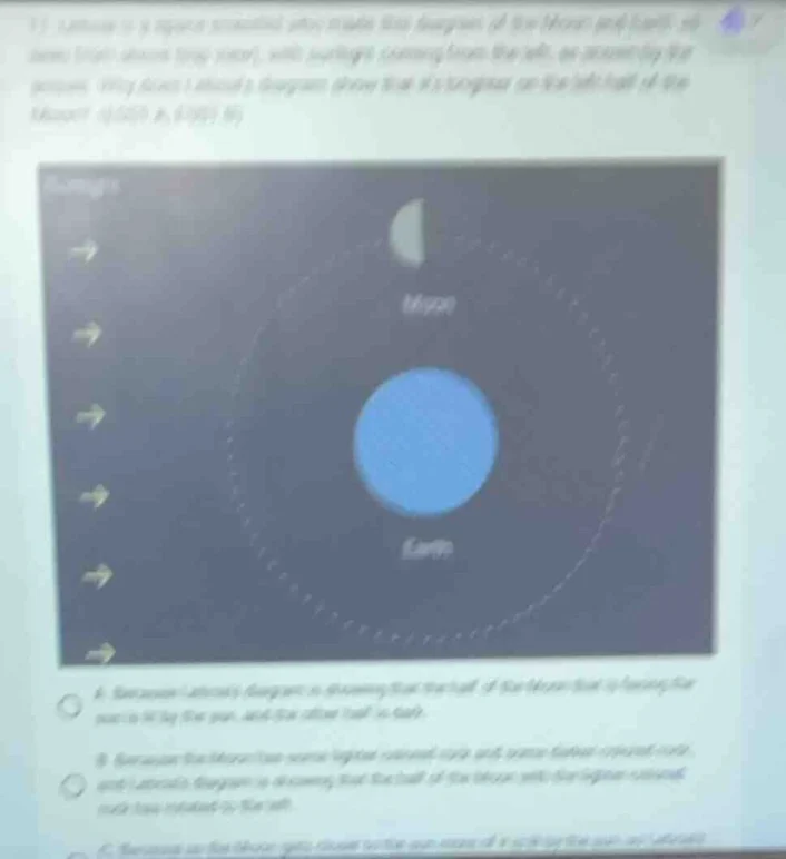 1) latanya is a space enthusiast who made this diagram of the moon and …