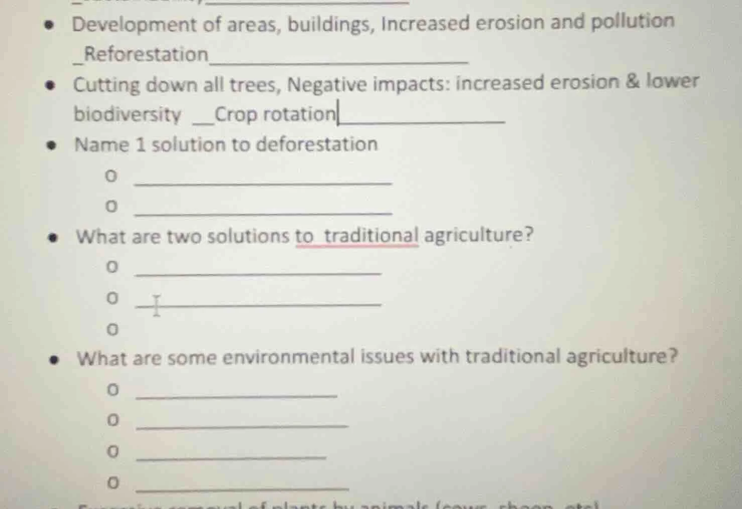 ● development of areas, buildings, increased erosion and pollution _ref…