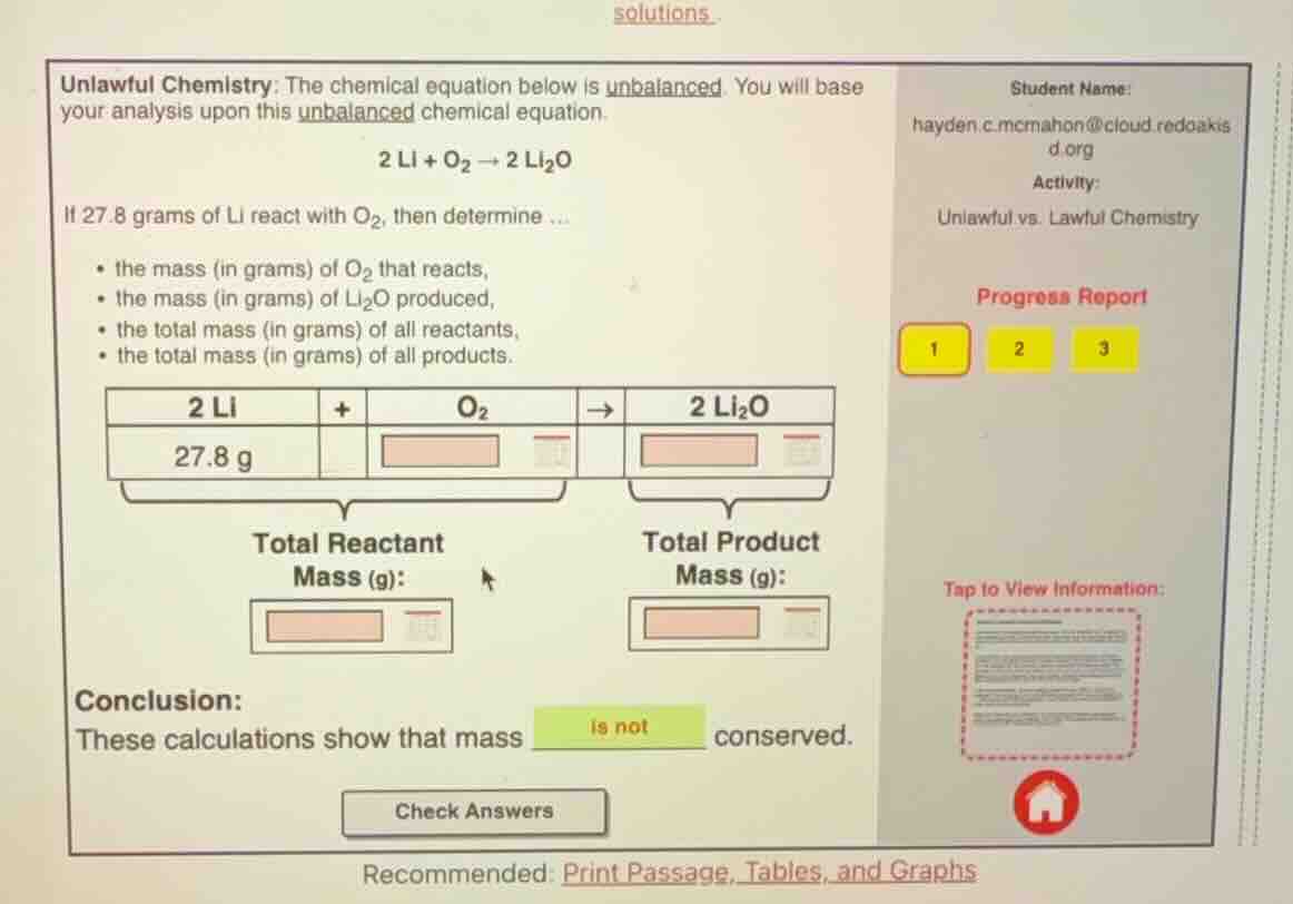 unlawful chemistry: the chemical equation below is unbalanced. you will…