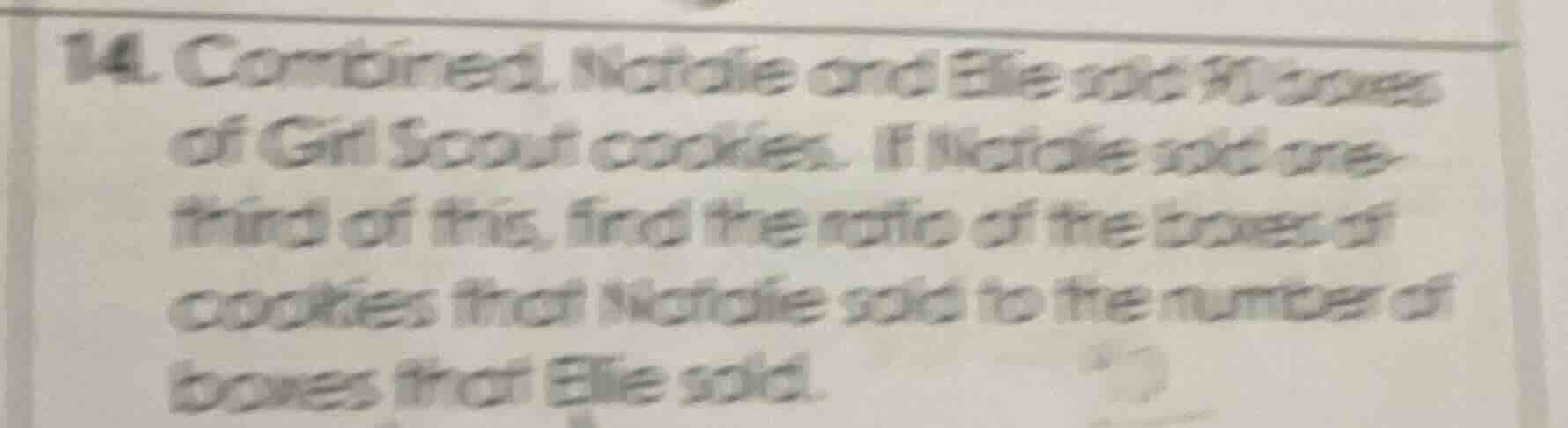 14. combined, natalie and ellie sold 90 boxes of girl scout cookies. if…