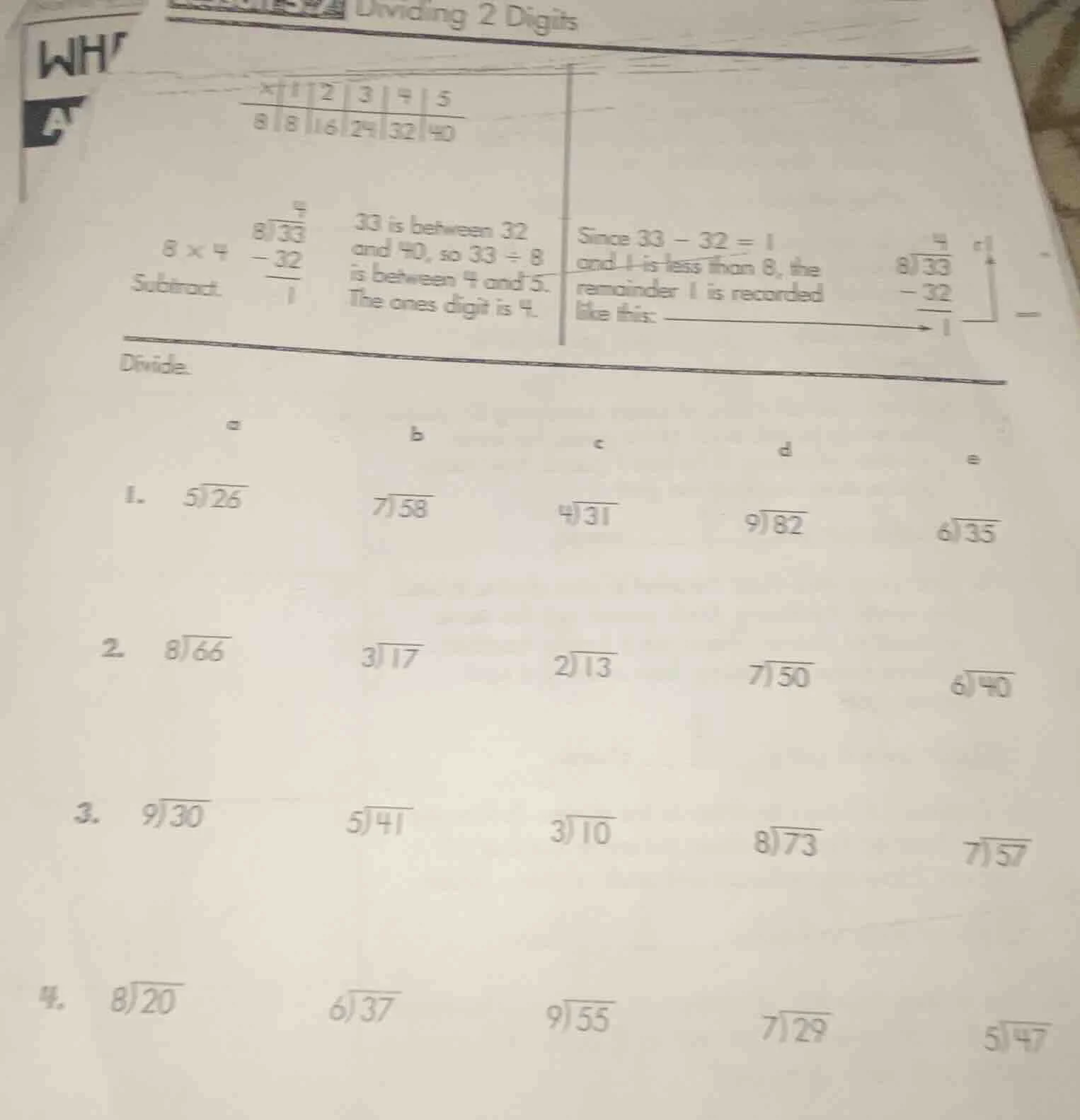 dividing 2 digits \\begin{array}{c|c|c|c|c} \\times & 1 & 2 & 3 & 4 & 5…