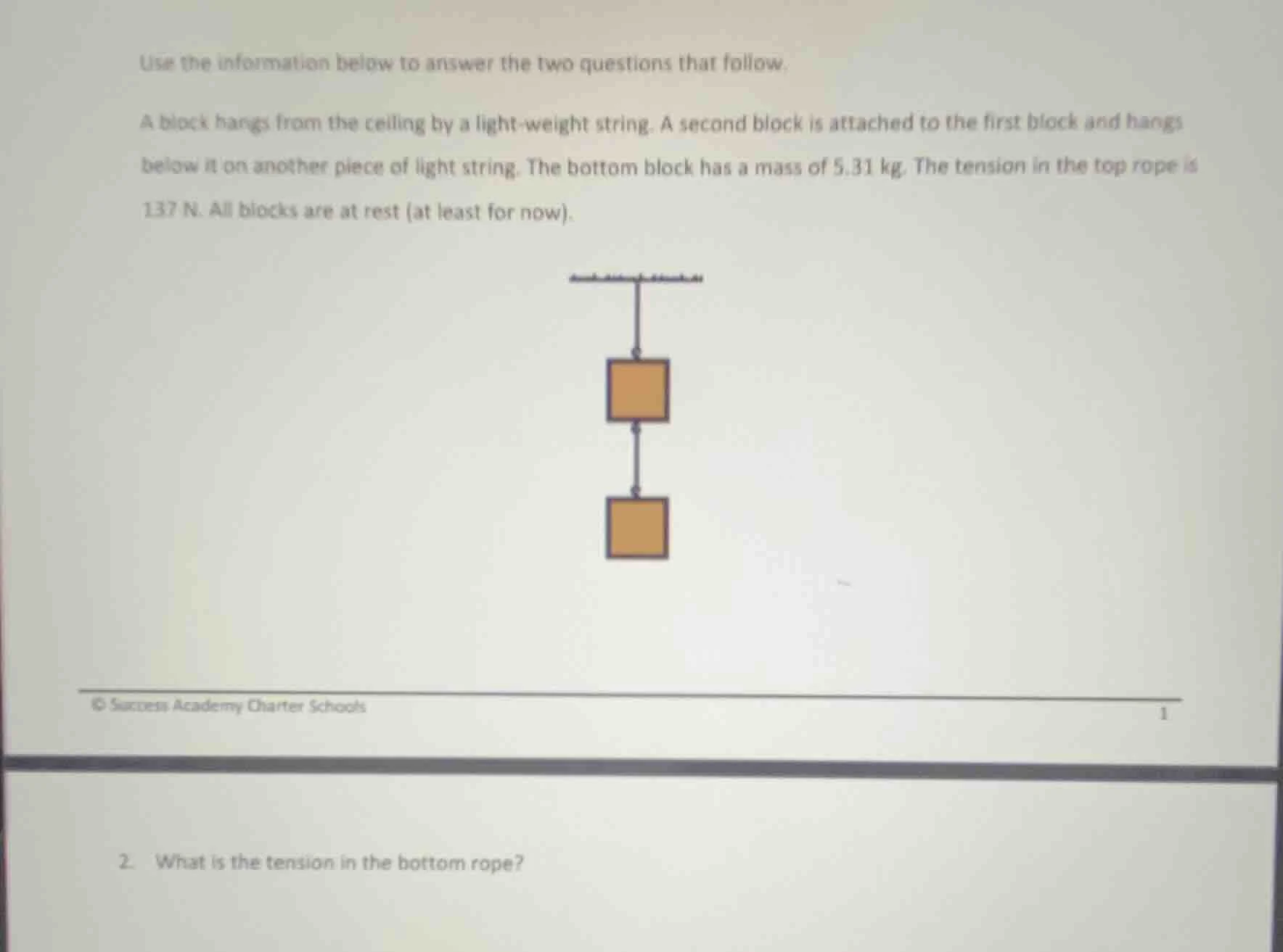 use the information below to answer the two questions that follow. a bl…