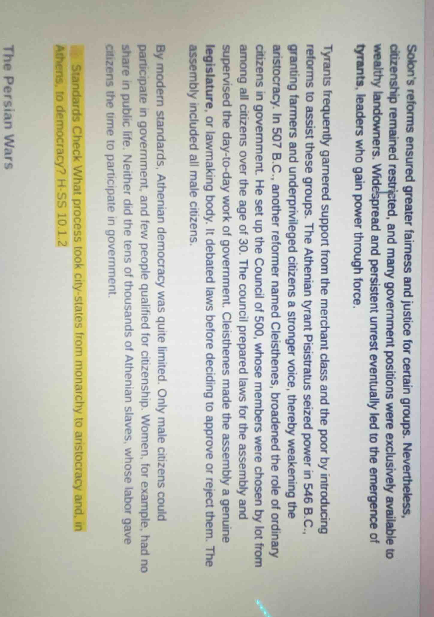 solon’s reforms ensured greater fairness and justice for certain groups…