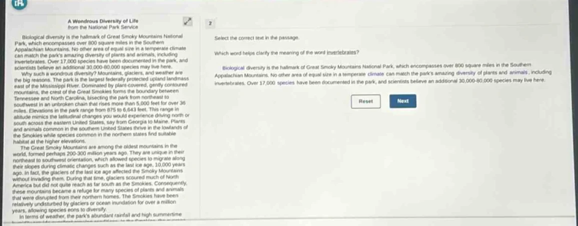 a wondrous diversity of life from the national park service biological …