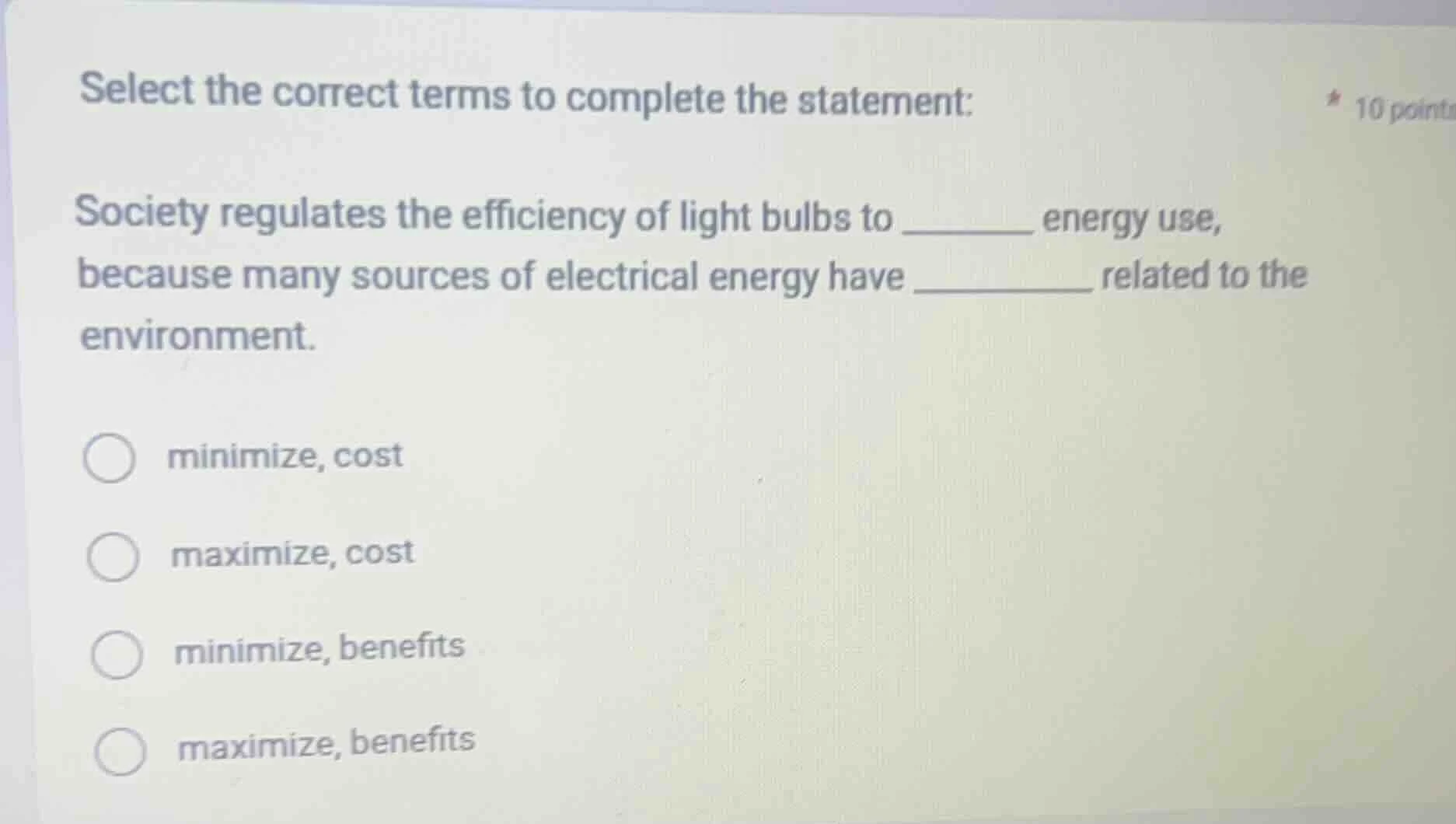 select the correct terms to complete the statement: society regulates t…