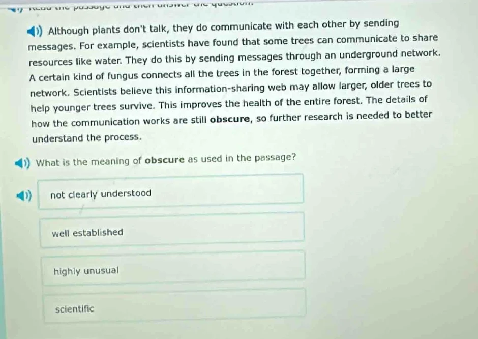 although plants dont talk, they do communicate with each other by sendi…