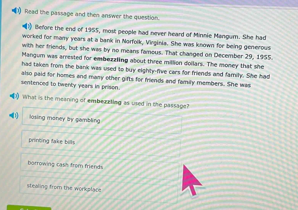 read the passage and then answer the question. before the end of 1955, …