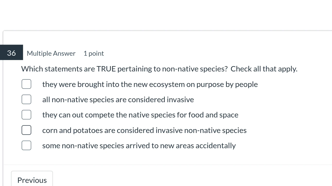 36 multiple answer 1 point which statements are true pertaining to non …