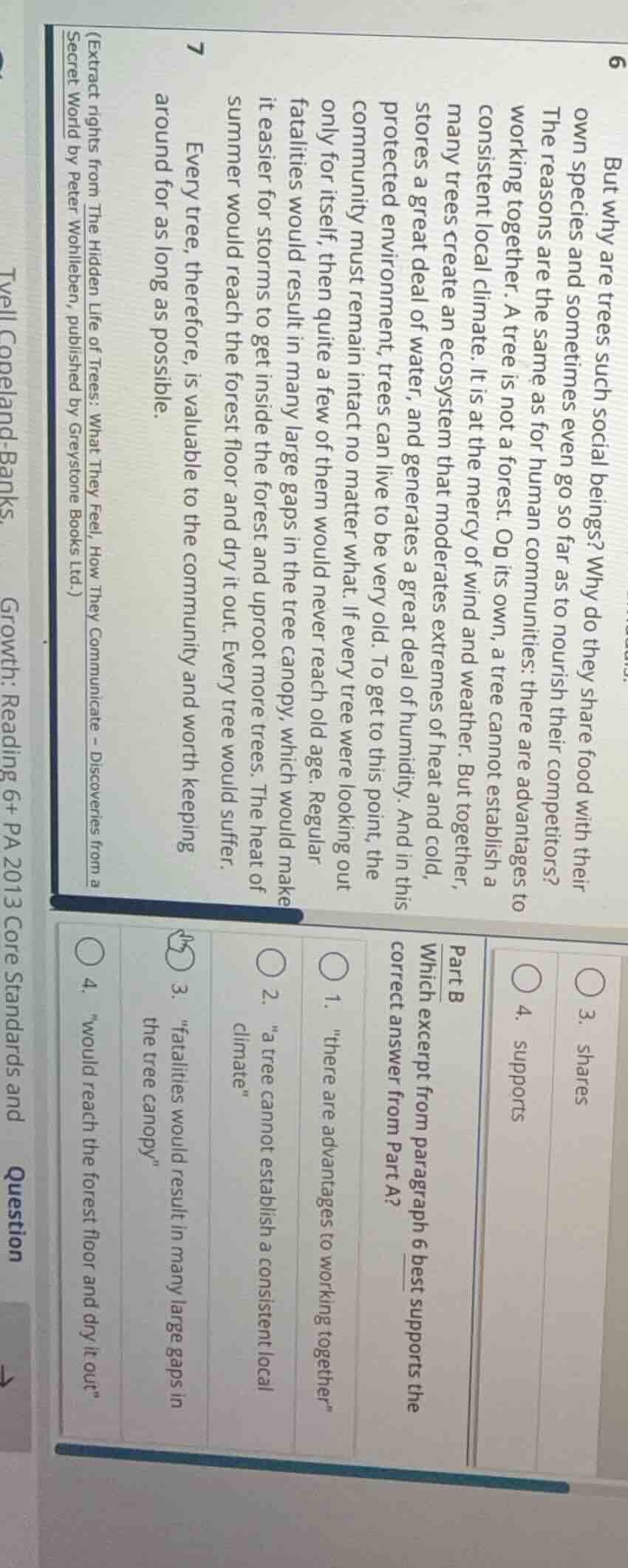 but why are trees such social beings? why do they share food with their…