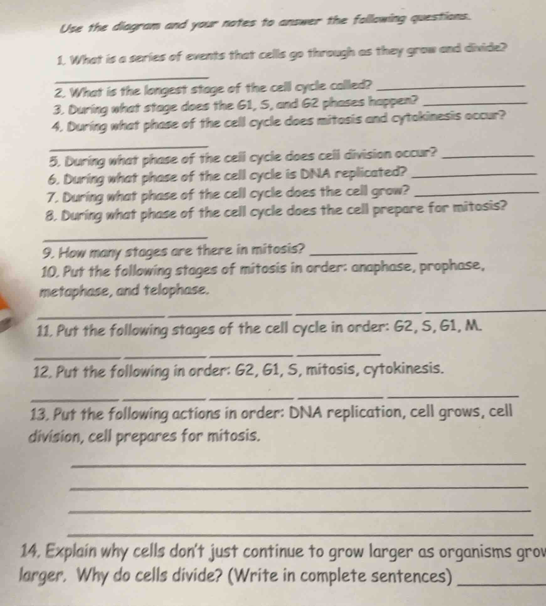 use the diagram and your notes to answer the following questions. 1. wh…