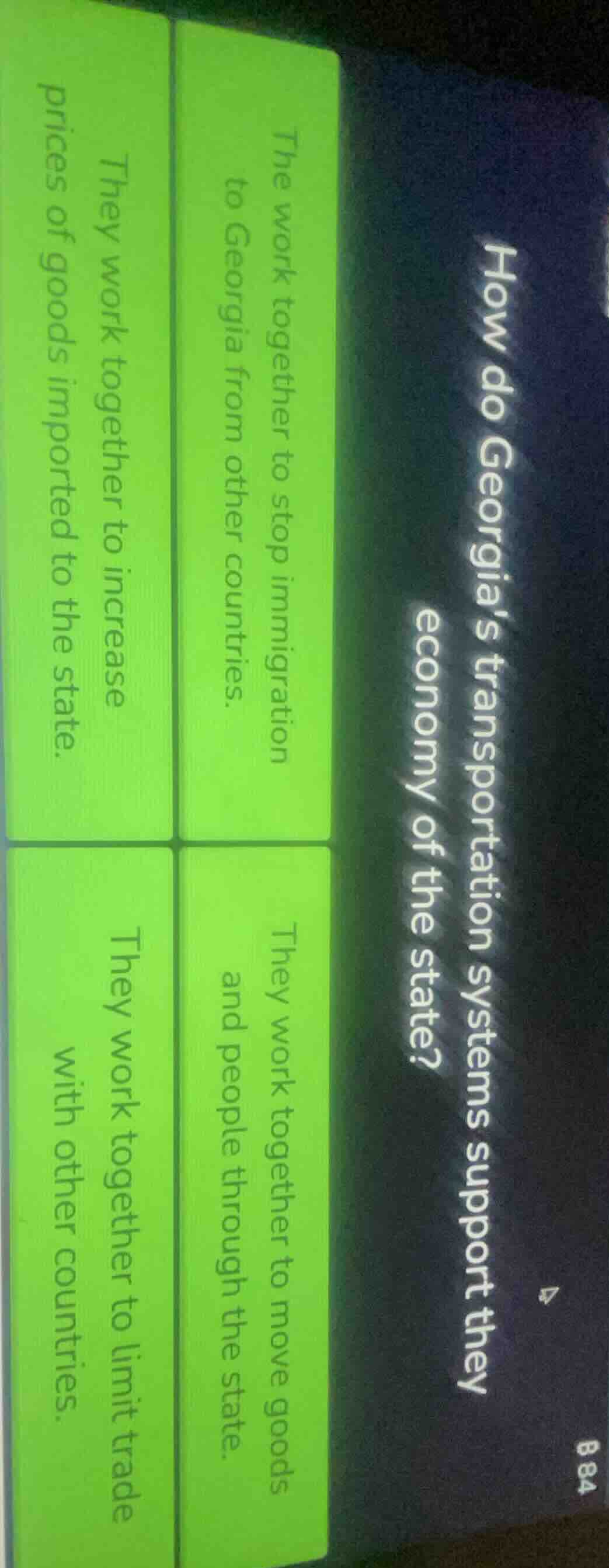how do georgias transportation systems support they economy of the stat…