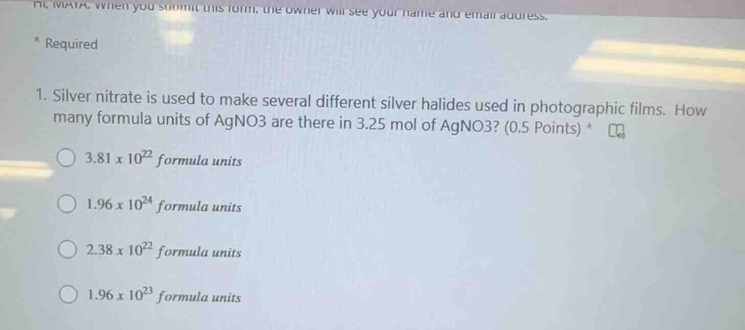 1. silver nitrate is used to make several different silver halides used…