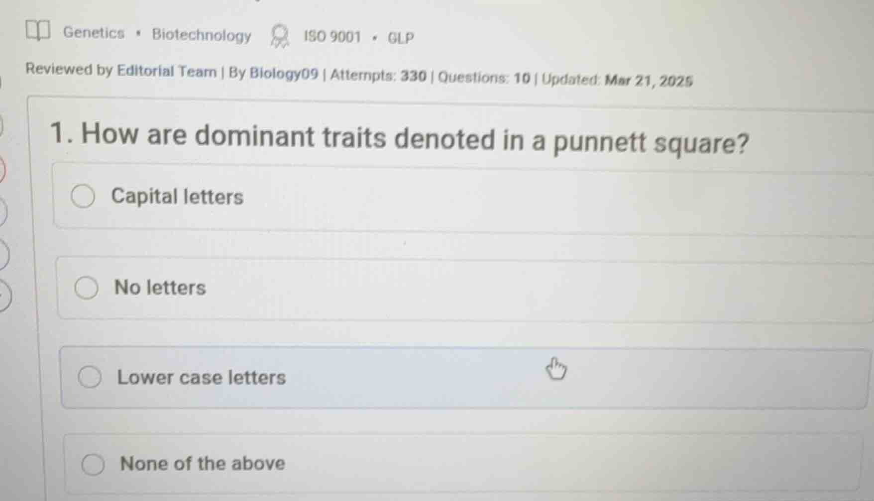 genetics • biotechnology iso 9001 • glp reviewed by editorial team | by…